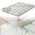 thumbnail image 2 of DJN Up to 30% Off Four-Piece Set Double Layered Mattress 1200 GSM Mattress Thick Pillow Mattress For Treating Back Soft Mattress Pad With Deep Pockets Flock A One Size, 2 of 9
