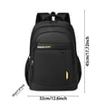 thumbnail image 2 of XIMIN Men Women Travel Backpack Laptop Backpacks Travel Daily Backpacks Water Resistant Business Work Bag Fits 15.6 Inch Computers for College Big Backpack, 2 of 8
