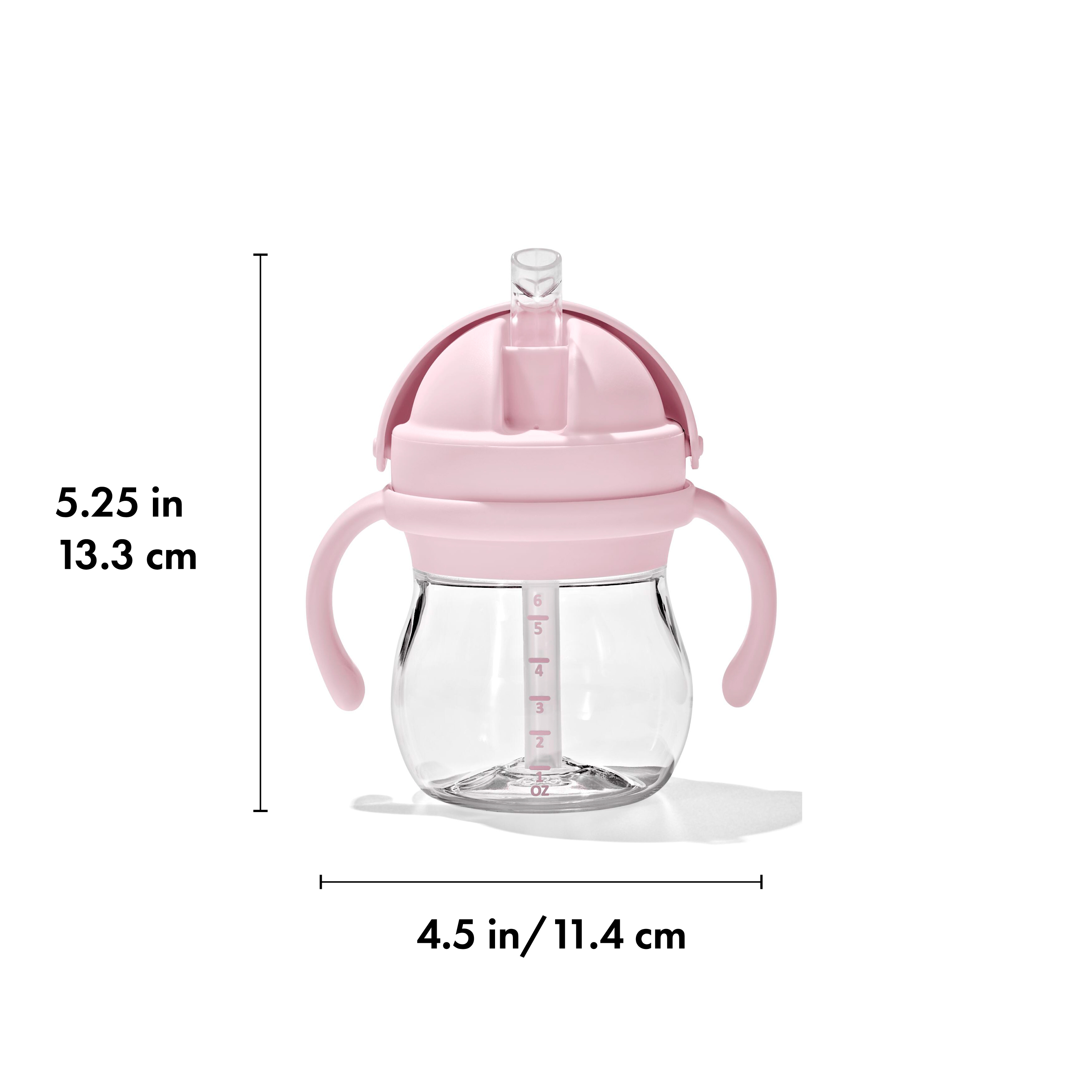 OXO Tot Transitions 6 oz Straw Cup, Blossom photo 6