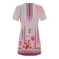 thumbnail image 4 of Cameland Robe d'Été Décontractée à Manches Courtes Imprimée Col Rond pour Femmes, 4 of 4