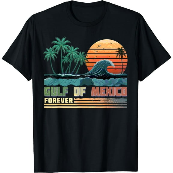Gulf of Mexico 1550 T-Shirt,Black tee