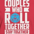 thumbnail image 3 of CafePress - Couples Who Roll Together, Stay Together V T Shirt - Women's Traditional Fit Dark T-Shirt, 3 of 4