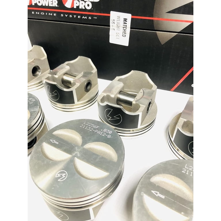Namura NX-10003 Piston Kit - 53.94mm, Silver, With Rings, Wrist Pin & Circlips (OEM Replacement)