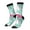 3 Black, variant on Flamingo Crew Socks for Men & Women, Breathable Casual Athletic Ankle Socks