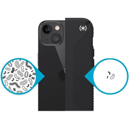 Speck - Presidio2 Grip Hard Shell Case for iPhone 13 - Black
