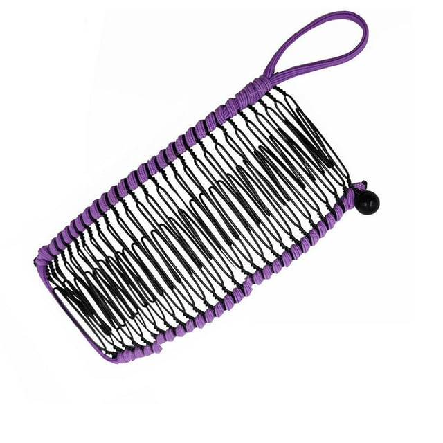 30 peines, peine para el cabello, peine enchufable, peine enchufable, pasador para el cabello, accesorios para el cabello grueso Púrpura Yuyangstore mujer pinza de pelo peine