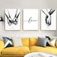 thumbnail image 5 of Impresión a mano Sin marco de pared Pintura Pintura desmontable Fibra química Póster Artístico Decoración de moda Imágenes Pequeñas 3 piezas Advancent HA010658-01, 5 of 6