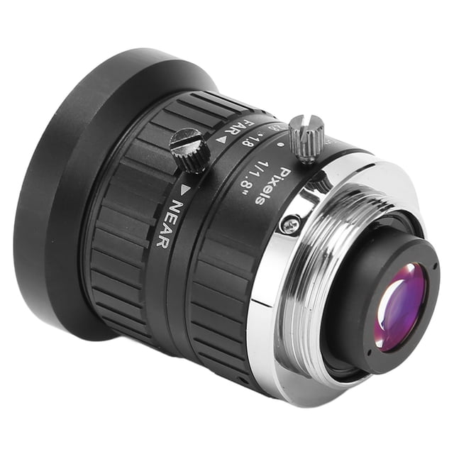 Lente de montura C ANGGREK para cámara Lente de iris manual de amplia aplicación de longitud focal de 4 mm para cámara industrial