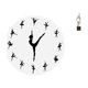 thumbnail image 1 of Reloj de pared con escultura artística de bailarina de ballet, elegante figura de resina, silencioso, decorativo, para el hogar, la oficina, la cocina, 1 of 8
