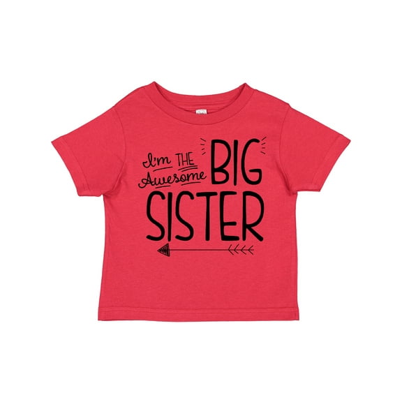 Inktastic I'm the Awesome Big Sister Girls Toddler T-Shirt