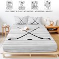 thumbnail image 5 of Full Size Fitted Sheet Set - Ice Hockey 3 Piece Bedding Sets 16" Deep Pocket Fitted Sheet with 2 Pillowcases Farmhouse Rustic Ball Sport Game Wooden Grain Brushed Microfiber Hotel Luxury Bed Sheets, 5 of 9
