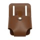 thumbnail image 2 of Estuche para cinturón con cinta métrica, herramienta de seguro para electricistas, artesanía en cuero sintético. Marrón oscuro, 2 of 8