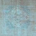 thumbnail image 1 of Ahgly Company Indoor Square Persian Light Blue Traditional Area Rugs, 3' Square, 1 of 4