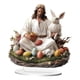 thumbnail image 3 of Decoración de de Pascua 2D Adorno Acrílico Plano Regalo Jesús Natividad Adorno de Navidad para Interior Al Aire Libre Oficina Sala de Estar, 3 of 9