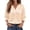 Complexion, variant on Satin Button Down Shirts for Women 3/4 Length Sleeve Business Casual Blouses 2026 Summer Tops White S
