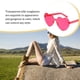 thumbnail image 3 of Minnieouse Gafas de sol con forma de corazón de melocotón, antiquemaduras, gafas bonitas, gafas Retro de ojo de gato, gafas irregulares Lentes Rosado, 3 of 6