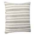 thumbnail image 7 of Ox Bay Petra 20" x 20" Gray/White Striped Reversible Indoor/Outdoor Adult Decorative Throw Pillow Cover, 7 of 7