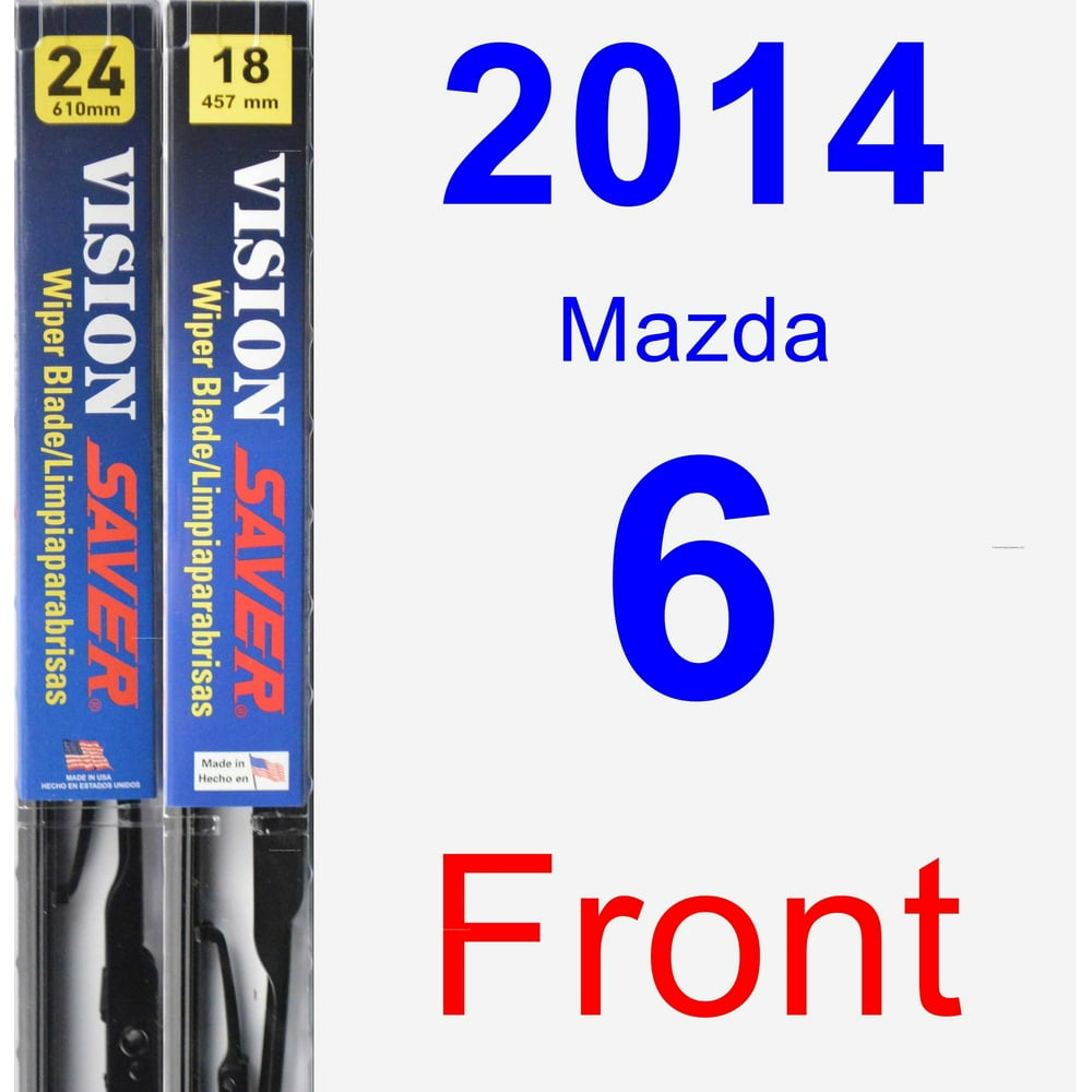 2014 Mazda 6 Wiper Blade Set/Kit (Front) (2 Blades) - Vision Saver