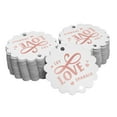 thumbnail image 1 of Inkdotpot Real Rose Gold Foil Let Love Sparkle Wedding Tags Favor Hang Paper Tags 100 Pieces, 1 of 6