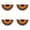 Orange and Black, variant on Clearance Halloween Bunting Fan Flag - Halloween Garden Flag, 35.4 x 17.7 Inch Halloween Bunting Flag Ghost and Pumpkin Design Half Fan Banner, Halloween Flag for Holiday Indoor Outdoor Yard Decor