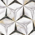 thumbnail image 3 of Watts, Eva 12x12 Black Modern Framed Museum Art Print Titled - Star Tile, 3 of 5