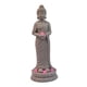 thumbnail image 5 of Estatua de Buda para jardín con luces solares, decoración creativa para inauguración de casa. Gris claro de pie, 5 of 8