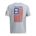 thumbnail image 3 of Men's Under Armour Freedom Flag Tee Color: Medium Gray Size: S, 3 of 4