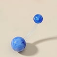 thumbnail image 3 of Belly Button Ring Transparent Rod Faux Marble Navel Bar Belly Ring Piercing Jewelry for Party, 3 of 7