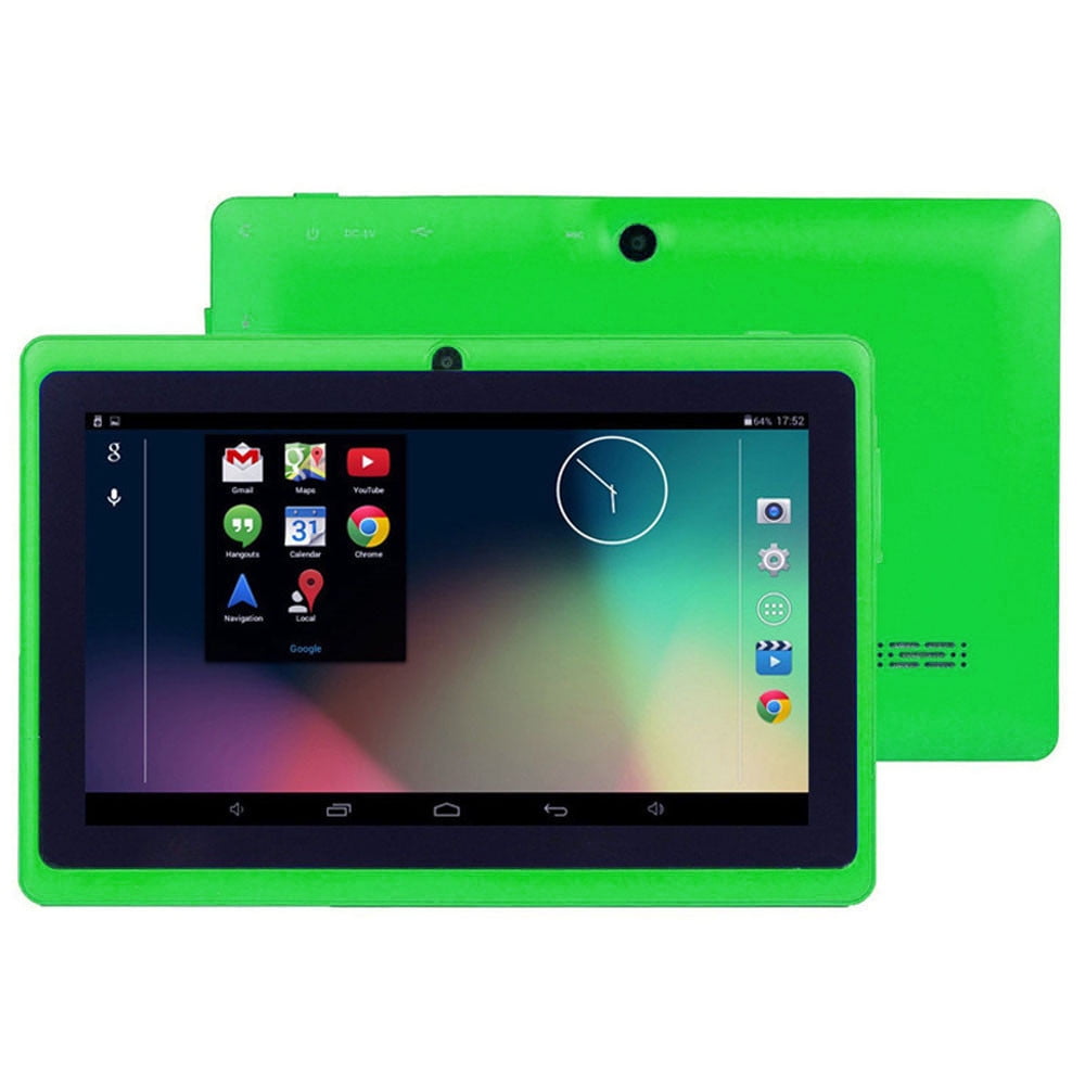 Jacenvly Tablets For Adults In Electronics New 7Inch Android 4.4 Duad Core Tablet Pc 1Gb + 8Gb Dual Camera Wifi Bluetoot Colourful