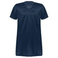 thumbnail image 3 of Lejafay Men's Nightshirt Soft Loose Pajama Sleep Shirt Nightwear Short Sleeve Nightgown V-Neck Navy Blue XXL, 3 of 6