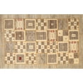 thumbnail image 1 of Ahgly Company Indoor Rectangle Contemporary Bronze Brown Abstract Area Rugs, 5' x 7', 1 of 6