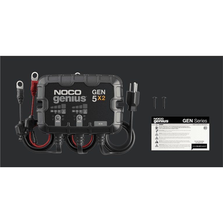 NOCO, Battery Charger, 2-Bank, 10A, Waterproof, Marine - Walmart.com