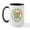 White/Black Inside, variant on CafePress - Peace Love Easter Eggs Large Mug - 15 oz Ceramic Large White Novelty Mug