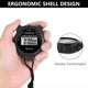 thumbnail image 3 of Waterproof Electronic Stopwatch, Multifunction Sports Stopwatch, Digital Watch Abs Outdoor With Lanyard (black), 3 of 5