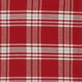 thumbnail image 3 of Contemporary Home Living Set of 6 20" x 20" Red and White Natural Sprig Dobby Napkins, 3 of 3