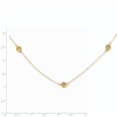 thumbnail image 2 of 14K Yellow Gold Beaded Necklace Chain Bead 18 inch, 2 of 2