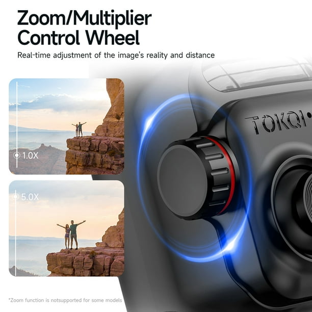 TOKQI TOKQI M02 Handheld 3-Axis Phone Stabilizer with Removable Remote Control and Mini Tripod - Lightweight Gimbal for Stable Video Recording