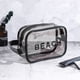 thumbnail image 3 of Neceser Maquillaje Cosmético Bolsa Transparente Portátil Impermeable Transparente Viaje Gran Almacenamiento Negro，S JAMW Sencillez, 3 of 5