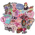 thumbnail image 3 of Toystoory 70 piezas de pegatinas de apoyo feminista, calcomanías de grafiti de viaje, botellas de agua, casco protector para teléfono móvil, Kits de decoración para fiestas, 3 of 6