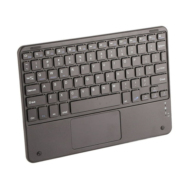 Teclado inalámbrico Bluetooth con panel táctil de 78 teclas, teclado silencioso ultrafino para Android, Windows e iOS