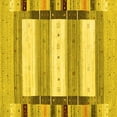 thumbnail image 1 of Ahgly Company Indoor Square Abstract Yellow Contemporary Area Rugs, 5' Square, 1 of 4