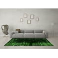thumbnail image 3 of Ahgly Company Indoor Rectangle Abstract Green Modern Area Rugs, 4' x 6', 3 of 4