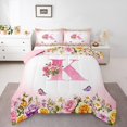 thumbnail image 1 of Erosebridal Monogrammed Comforter Sets Queen Size,Personalized Initial Bedding Queen Comforter Set,Letter Decoration,Reversible,Ultra Soft,3-Piece, 1 of 8