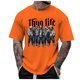 thumbnail image 1 of Playeras Hombre Cuello V Camiseta Casual De Manga Corta Con Estampado Para Hombre Tops De Moda C, 1 of 4