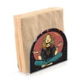 thumbnail image 2 of Qxltty Meditating Woman Outer Space Acrylic Napkin Holder Set of 2 Transparent Dining Table Kitchen Cafeteria Home Decor 4.1x4.9x1.97in, 2 of 9