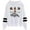 White, variant on Telankuip Christmas Hoodies for Women Vintage Cute Santa Claus Casual Soft Comfort Xmas Sweatshirts Trendy Letter Printed Striped Long Sleeve Loose Drawstring Pullover Tops White XL