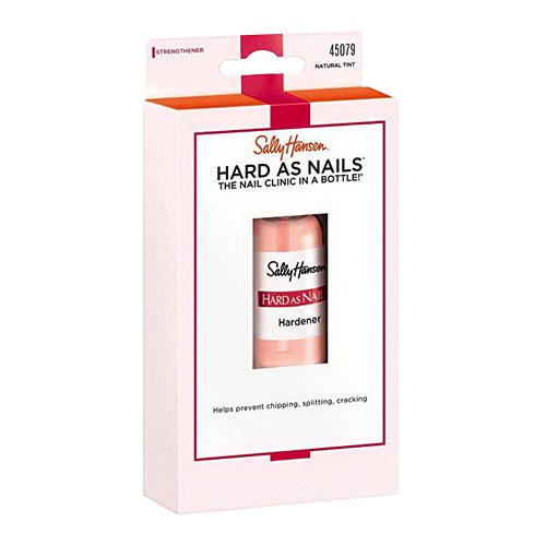 Sally Hansen Hard as Nails Nail Hardener Treatment, Natural Tint, 0.45