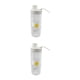 thumbnail image 1 of Ounissouiy Botella de agua de 600 ml, vaso de agua esmerilado con flores, botella de plástico portátil con pajita, 1 flor una flor 2piezas, 1 of 6