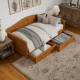 thumbnail image 4 of AFI Nantucket Light Toffee Wood Twin Size Daybed Frame with Two Storage Drawers, 4 of 13