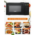 Commercial Chef CHM770B 0.7 Cubic Feet Microwave Oven, 700 Watt